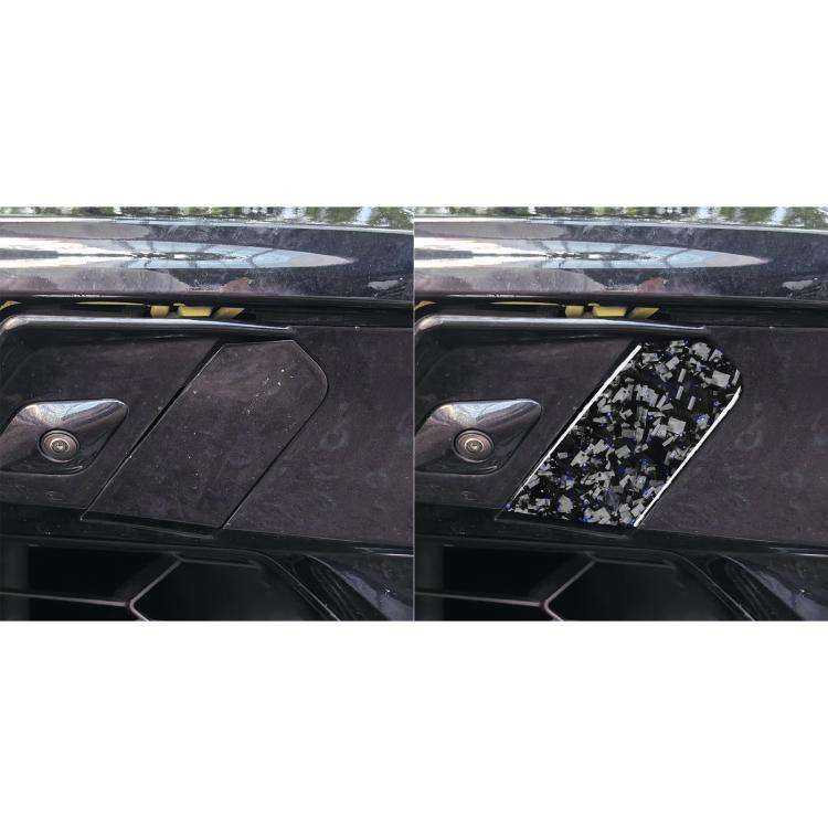 2pcs/Set Forged Gold Foil Carbon Fiber Car Trailer Hook Decorative Sticker for Chevrolet Corvette...