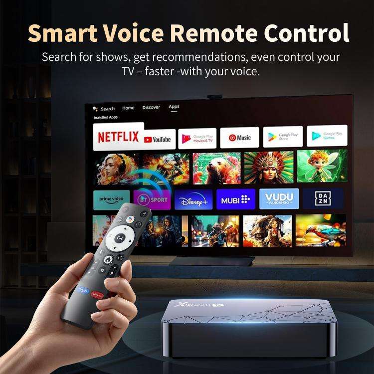 X88 mini 14 TV Android 14 Smart HD TV Box, RK3518 Quad-Core 64bit Cortex-A53, Memory:2GB+16GB(UK ...