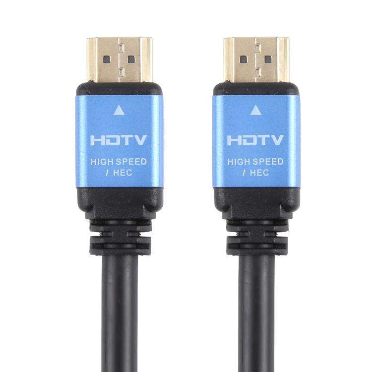 HDTV 2.0 Version 4K Full HD High Speed 19 Pin Male to 19 Pin Male Connector Cable, Length:1m(Black)
