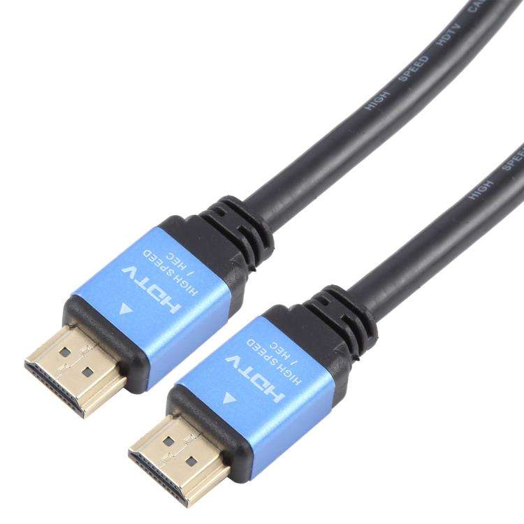 HDTV 2.0 Version 4K Full HD High Speed 19 Pin Male to 19 Pin Male Connector Cable, Length:1m(Black)