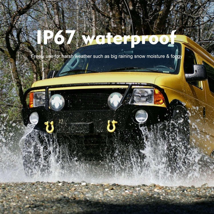 7 inch H4 / H13 DC 9V-30V 4000LM 6000K 40W 7 inch Car Round Shape LED Headlight Lamps for Jeep Wr...