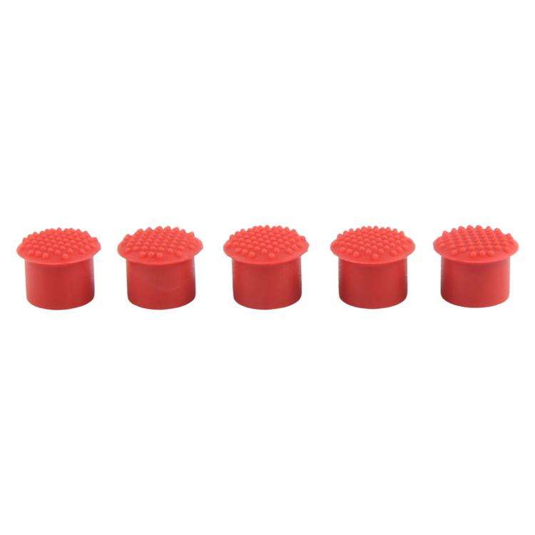 For Lenovo IBM 5pcs Mouse Cap, Diameter 0.4 x 0.5cm(Red)