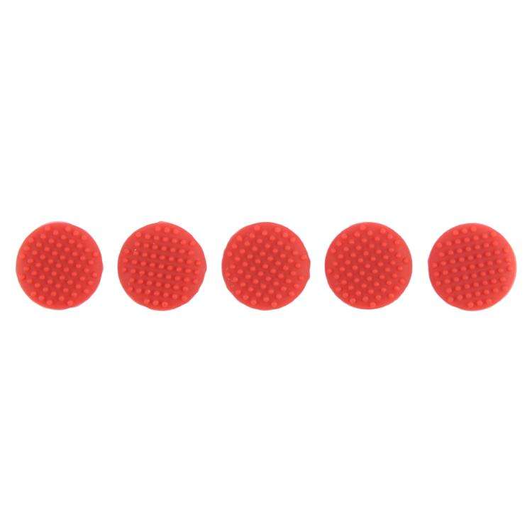 For Lenovo IBM 5pcs Mouse Cap, Diameter 0.4 x 0.5cm(Red)