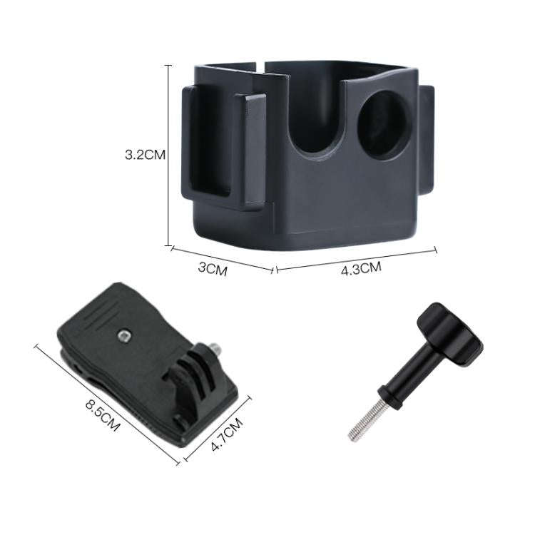 For DJI Osmo Pocket 3 Adapter Expansion Bracket Frame with Backpack Clip