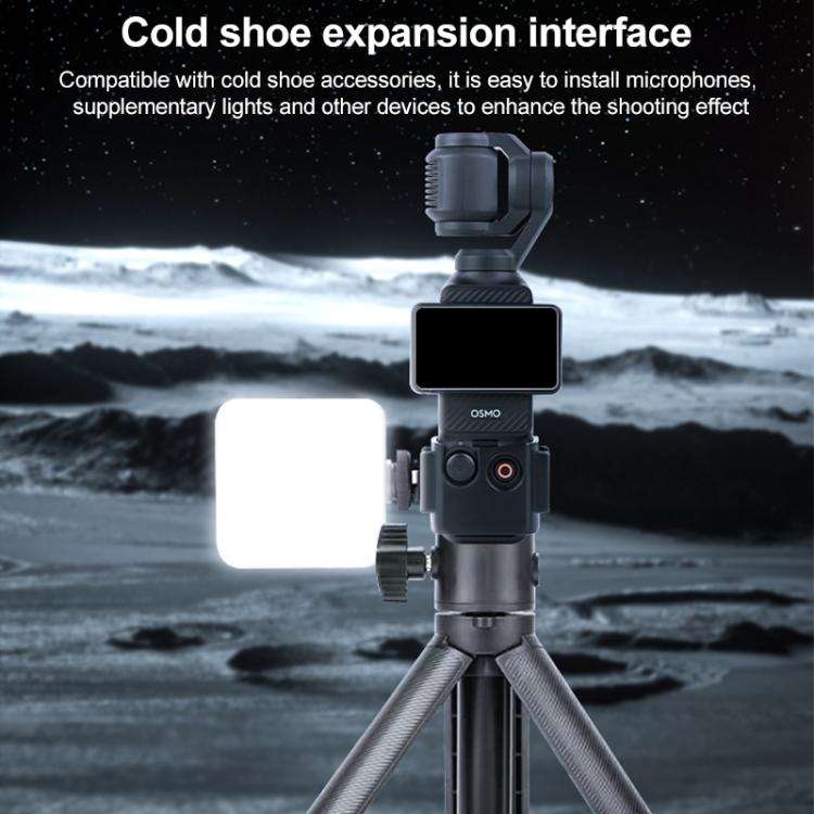 For DJI Osmo Pocket 3 Adapter Expansion Bracket Frame with Backpack Clip