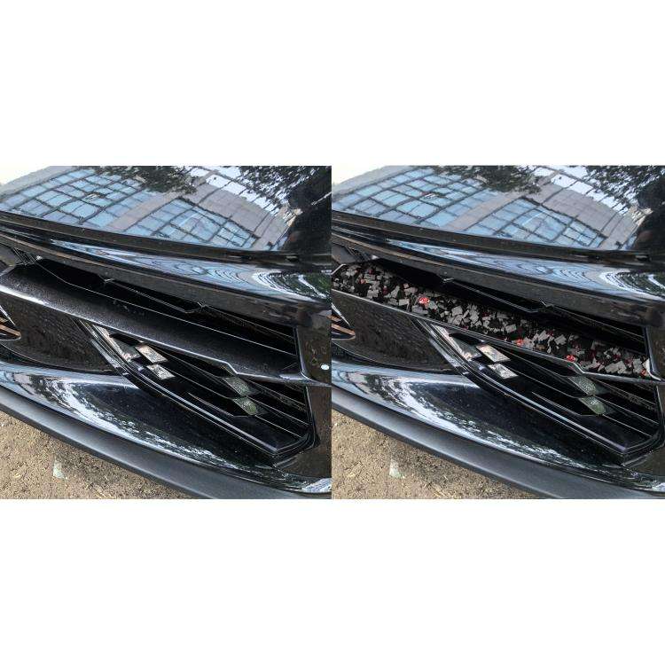 2pcs/Set Forged Gold Foil Carbon Fiber Car Front Sides Air Vents Decorative Sticker for Chevrolet...