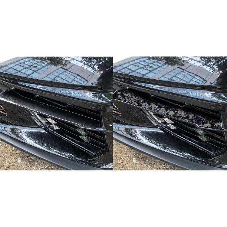 2pcs/Set Forged Gold Foil Carbon Fiber Car Front Sides Air Vents Decorative Sticker for Chevrolet...