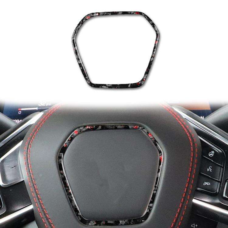 Forged Gold Foil Carbon Fiber Car Steering Wheel Frame Decorative Sticker for Chevrolet Corvette ...