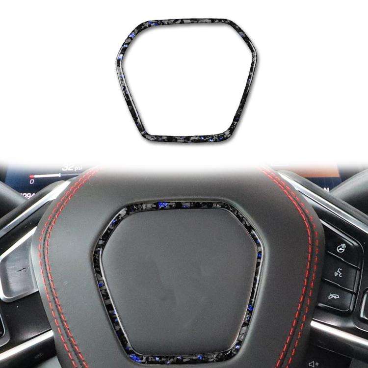 Forged Gold Foil Carbon Fiber Car Steering Wheel Frame Decorative Sticker for Chevrolet Corvette ...