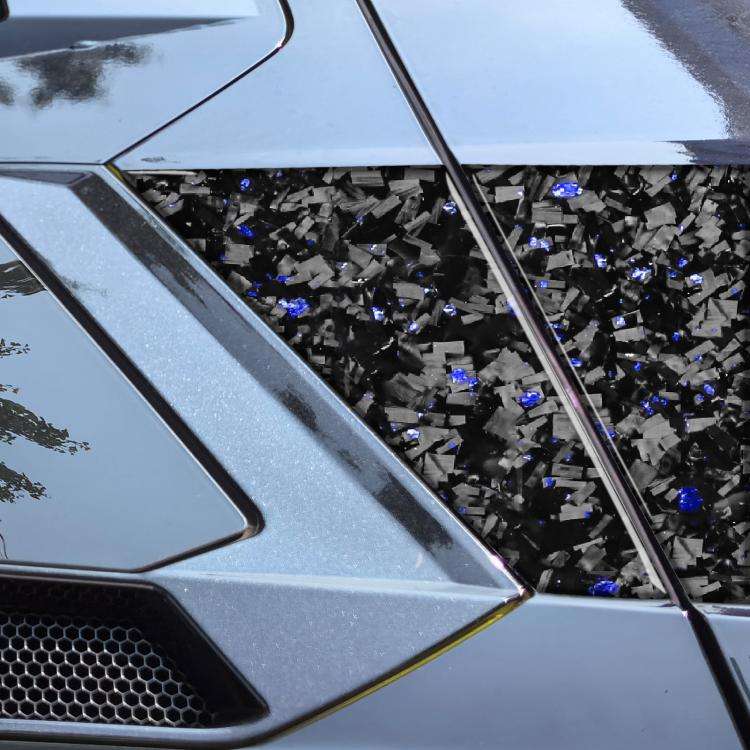 4pcs/Set Forged Gold Foil Carbon Fiber Car Roof Camera Sides Decorative Sticker for Chevrolet Cor...