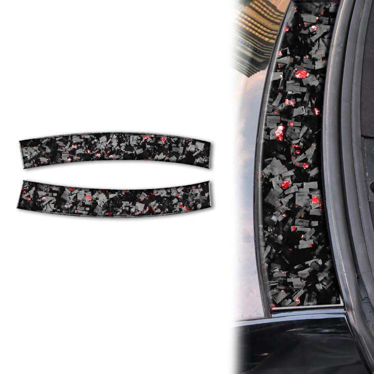 Forged Gold Foil Carbon Fiber Car Front Roof Decorative Sticker for Chevrolet Corvette C8 2020-, ...