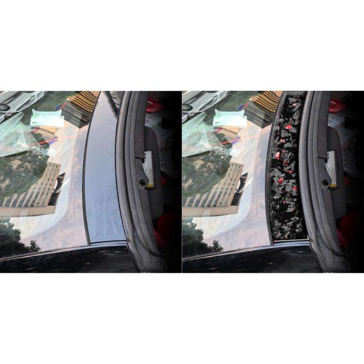 Forged Gold Foil Carbon Fiber Car Front Roof Decorative Sticker for Chevrolet Corvette C8 2020-, ...