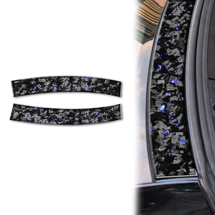 Forged Gold Foil Carbon Fiber Car Front Roof Decorative Sticker for Chevrolet Corvette C8 2020-, ...