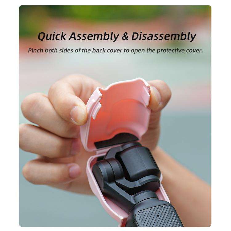 For DJI OSMO Pocket 3 Sunnylife Colorful Gimbal Cover Camera Protector Screen Protective Case(Ora...
