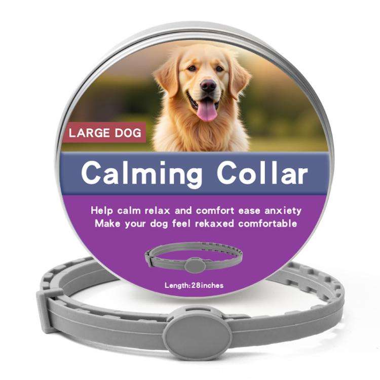 Pet Deworming Calming Collar Fleas Ticks Removing, Aluminum Box Packing, Model:72cm For Large Dog...