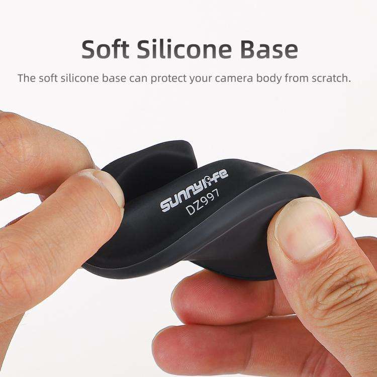 For Insta360 X5 / X4 Sunnylife Silicone Stand Base Car Base(Black)