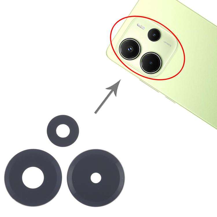 For Xiaomi Redmi Note 14 4G 10set OEM Back Camera Lens