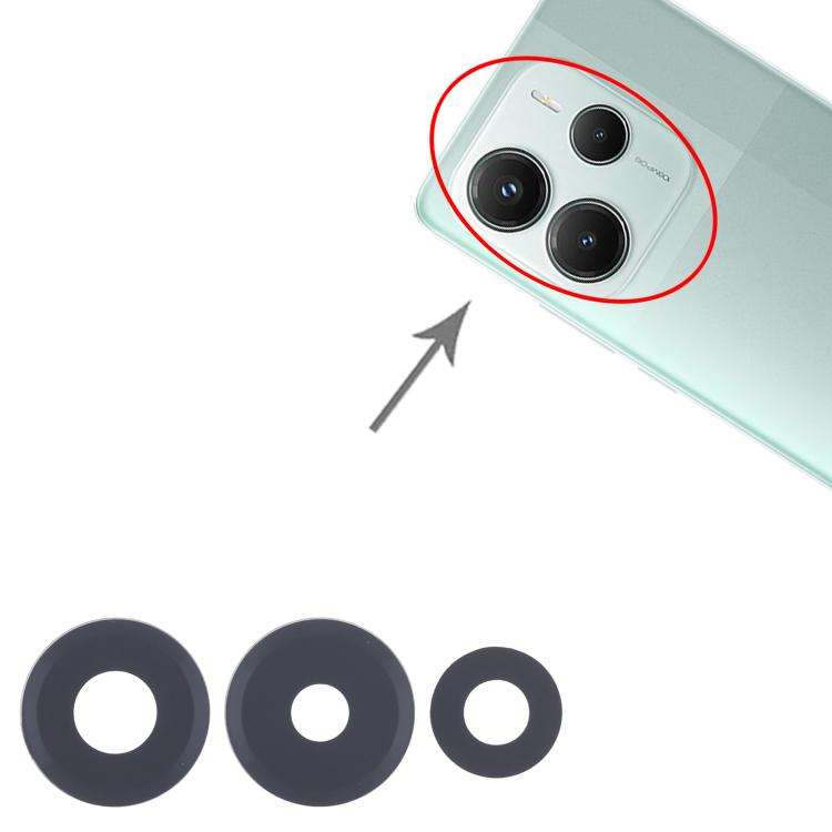 For Xiaomi Redmi Note 14 5G 10set OEM Back Camera Lens
