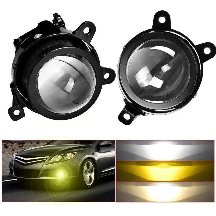T11 2pcs/Pack 55W 3 inch High Power Dual Lens Fog Light, Low Holder for LADA Priora 2007-2013