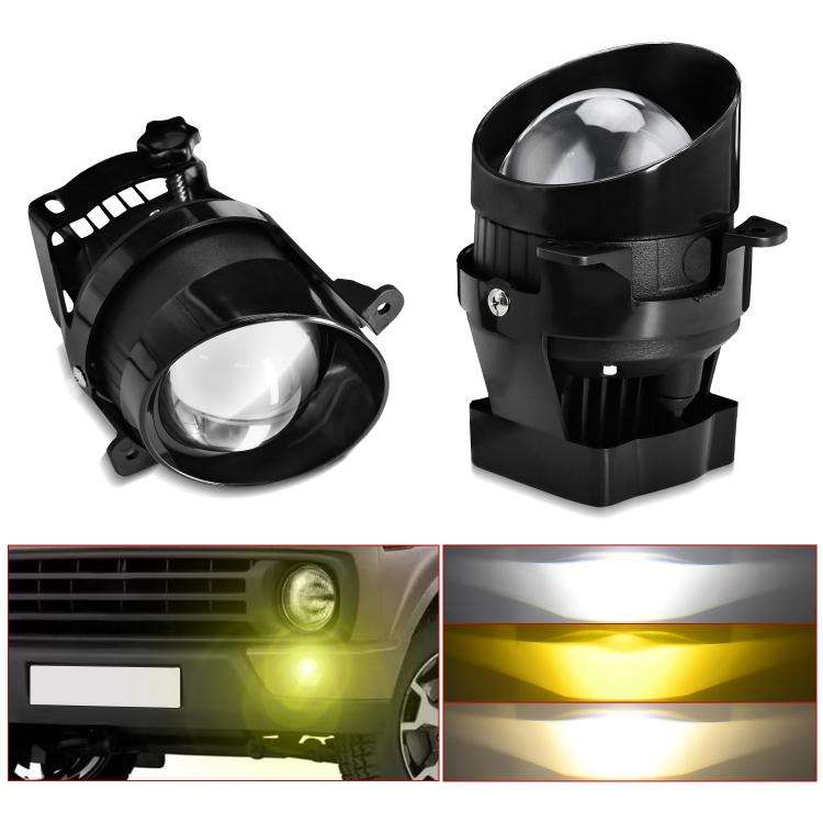 T11 2pcs/Pack 55W 3 inch High Power Dual Lens Fog Light, Left and Right Oblique Angle for LADA 21...