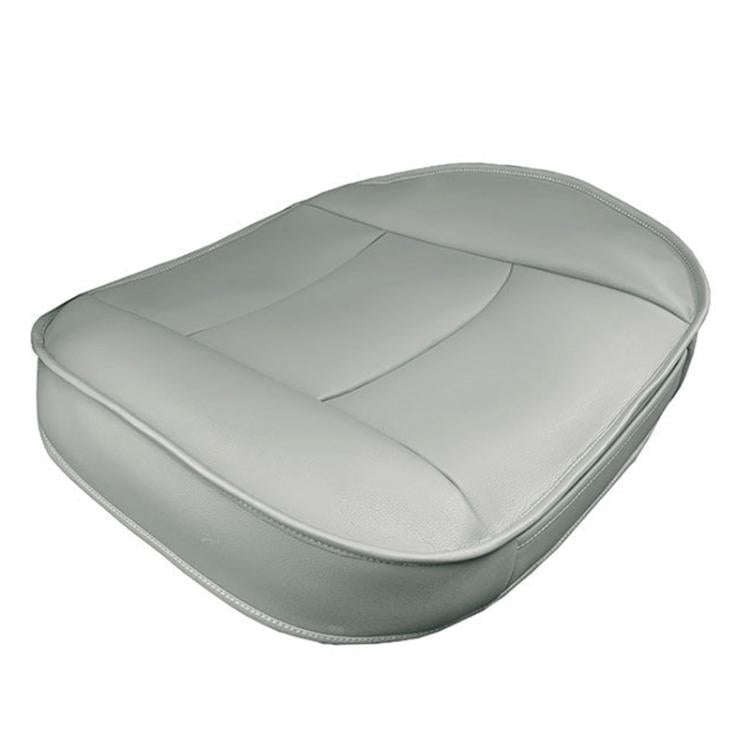 Car SUV PU Leather Seat Cushion Pad(Grey)