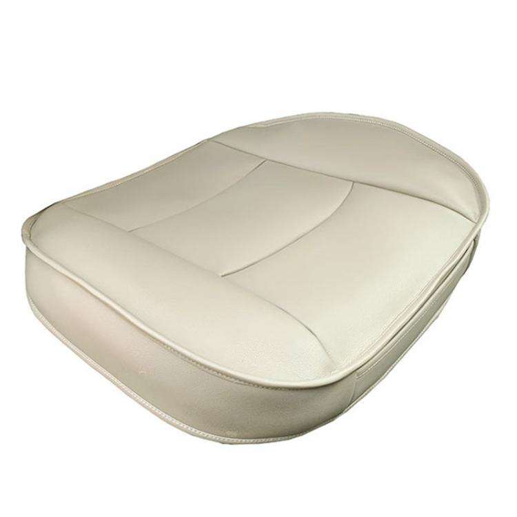 Car SUV PU Leather Seat Cushion Pad(Beige)