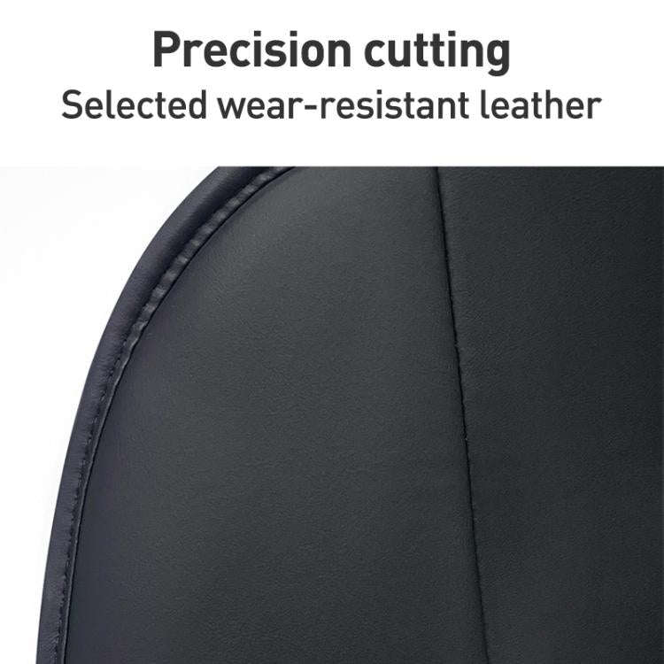 Car SUV PU Leather Seat Cushion Pad(Grey)