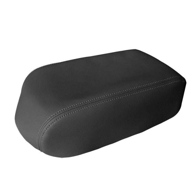 Car Central Armrest Box Protective Leather Cover for Toyota Avalon 2000-2004(Black)
