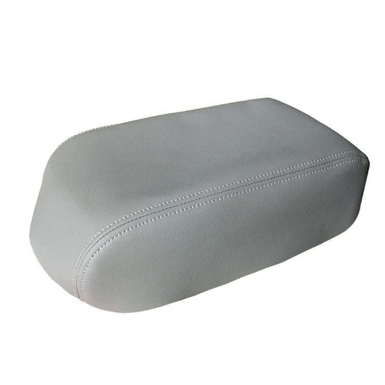 Car Central Armrest Box Protective Leather Cover for Toyota Avalon 2000-2004(Grey)