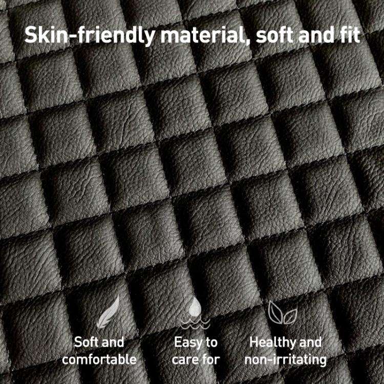 Car Central Armrest Box Protective Leather Cover Mat for Ford F150 2015-2022(Black)