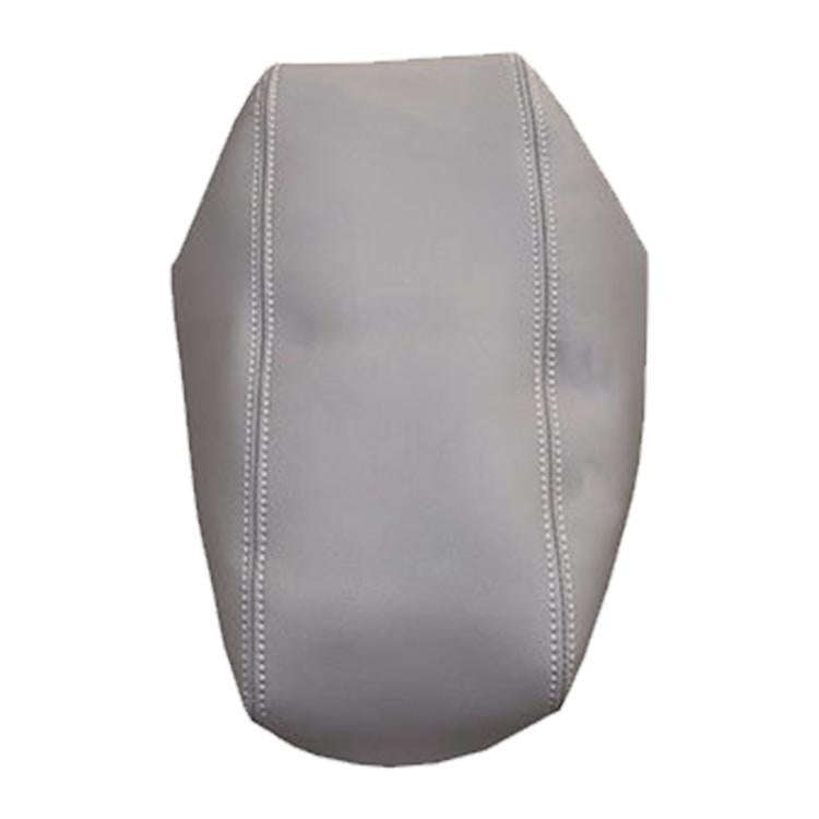 Car Central Armrest Box Protective Leather Cover for Toyota Prius 2004-2009(Grey)