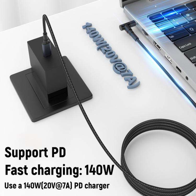 1.8m 140W Type-C to DC Laptop Charging Cable, Model:DC4.5x3.0mm For DELL