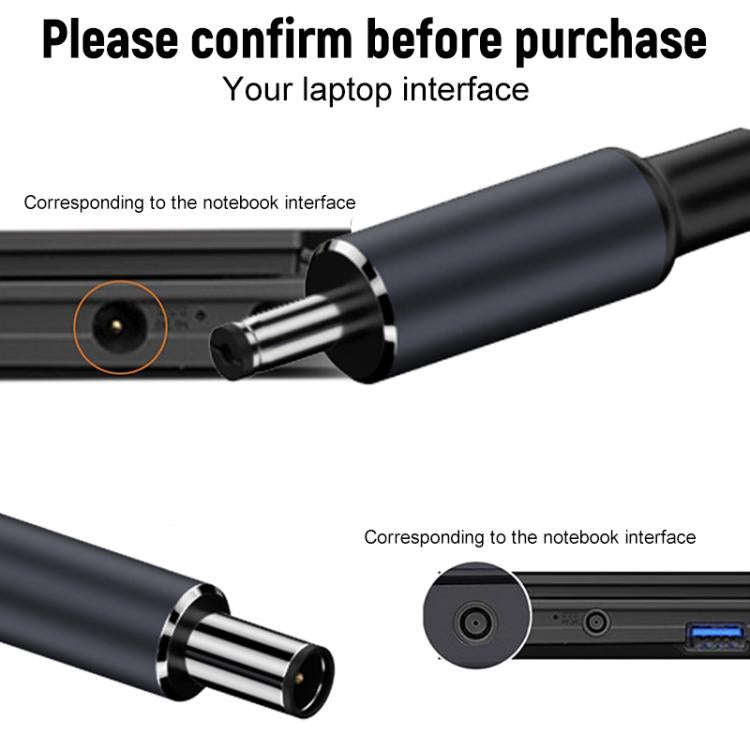 1.8m 140W Type-C to DC Laptop Charging Cable, Model:DC4.5x3.0mm For DELL