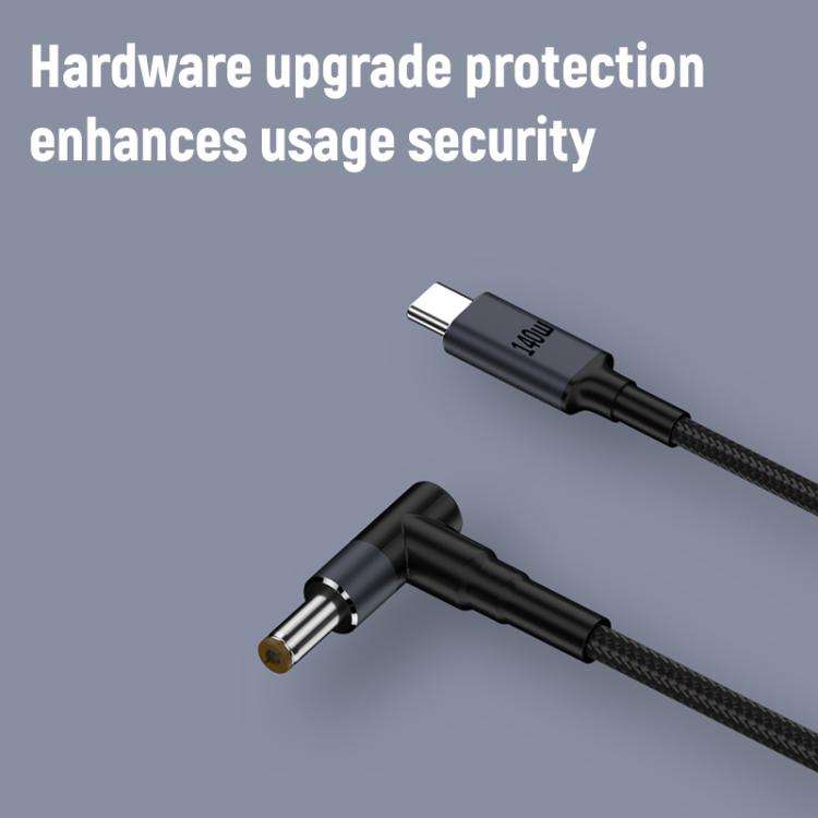 1.8m 140W Type-C to DC Laptop Charging Cable, Model:DC4.5x3.0mm For DELL