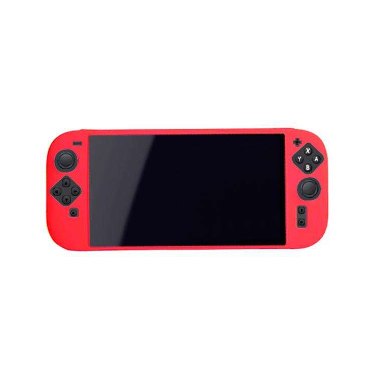 For Nintendo Switch 2 Game Console Silicone One-piece Protective Case(Red)
