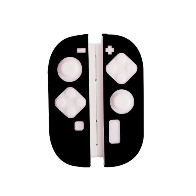 For Nintendo Switch 2 Game Console Silicone Separable Protective Case(Black)