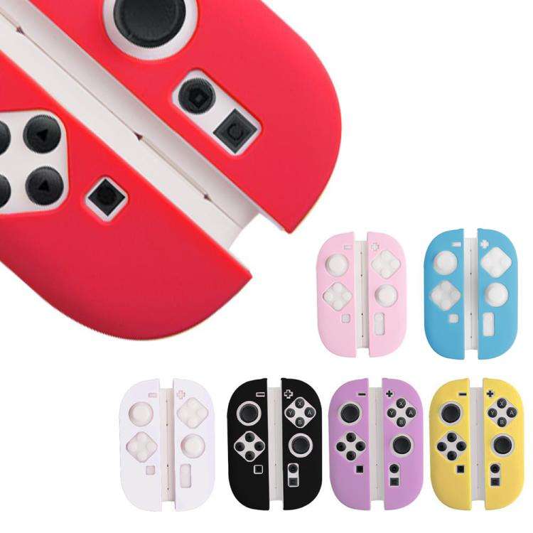For Nintendo Switch 2 Game Console Silicone Separable Protective Case(Red)