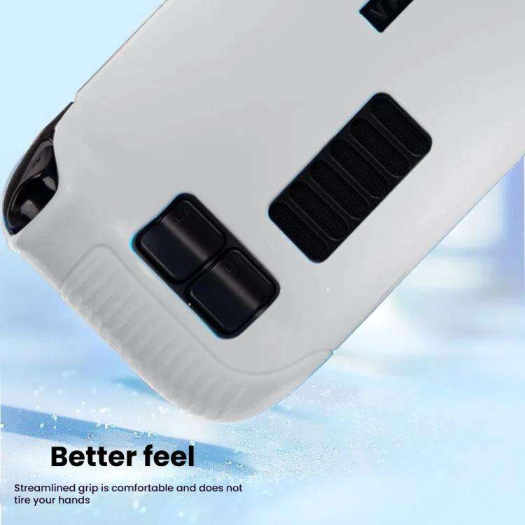 For Steam Deck Game Console Silicone One-piece Protective Case(Blue)