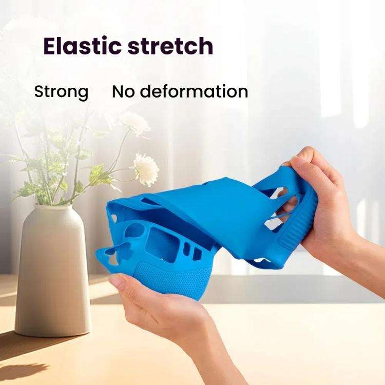 For Steam Deck Game Console Silicone One-piece Protective Case(Blue)