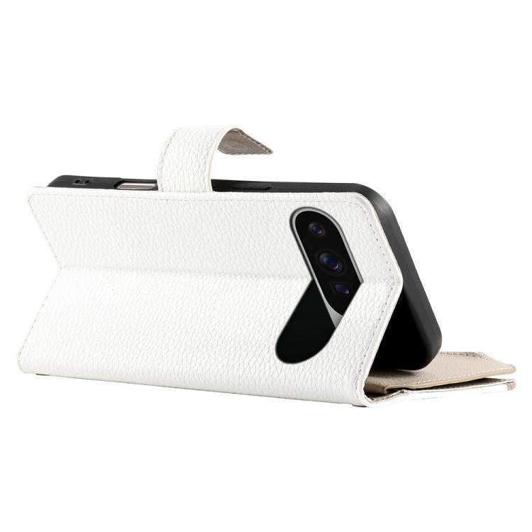 For Google Pixel 9 Pro XL / Pixel 10 Pro XL Stitching Multi-card Zipper Wallet Leather Phone Case...