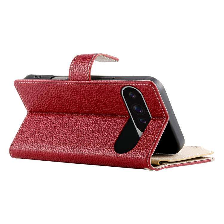 For Google Pixel 9 Pro XL / Pixel 10 Pro XL Stitching Multi-card Zipper Wallet Leather Phone Case...