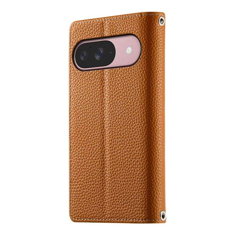 For Google Pixel 9 / 9 Pro / 10 / 10 Pro Stitching Multi-card Zipper Wallet Leather Phone Case wi...