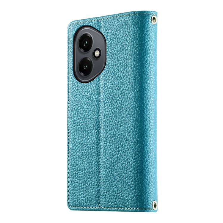 For Honor 400 Global 156.5mm Stitching Multi-card Zipper Wallet Leather Phone Case with Short Str...