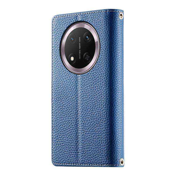For Honor X9c / Magic7 Lite Stitching Multi-card Zipper Wallet Leather Phone Case with Short Stra...
