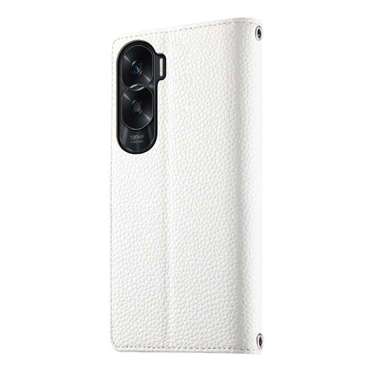 For Honor X50i / Honor 90 Lite Stitching Multi-card Zipper Wallet Leather Phone Case with Short S...