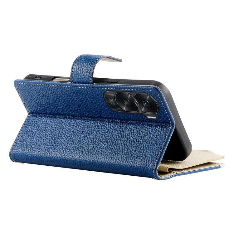 For Honor X50i / Honor 90 Lite Stitching Multi-card Zipper Wallet Leather Phone Case with Short S...