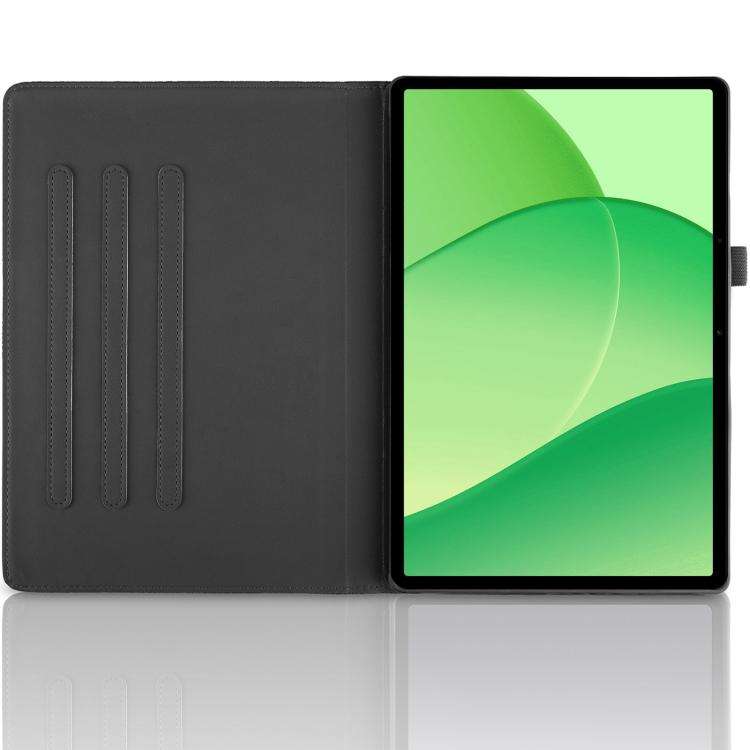 For OPPO Pad SE Tree Life Embossed Rotation Leather Tablet Case(Black)
