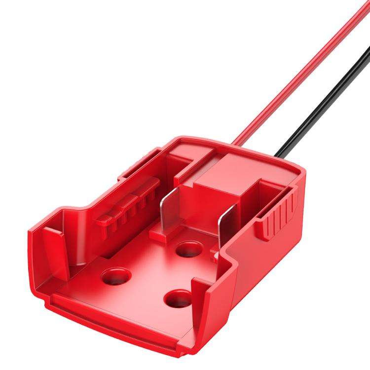 For Milwaukee 18V Lithium Battery DIY With Cable Adapter External Power Adapter Connector, Specif...
