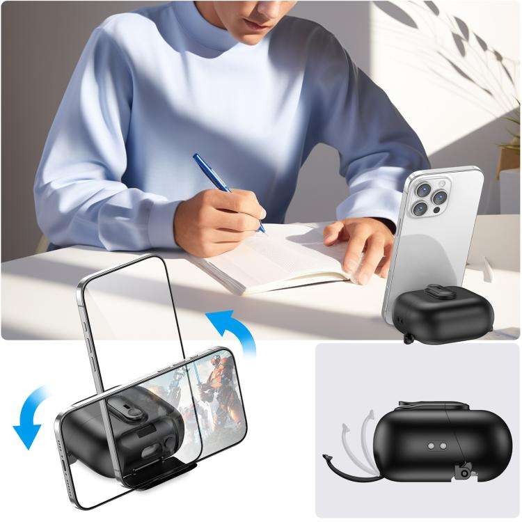For Samsung Galaxy Buds3 / Buds3 Pro One-piece Holder Wireless Earphones Case with Lanyard(Black ...