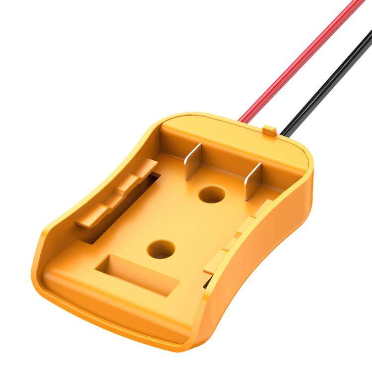 For DeWALT DCB Series 18V / 20V Lithium Battery DIY With Cable Adapter External Power Adapter Con...
